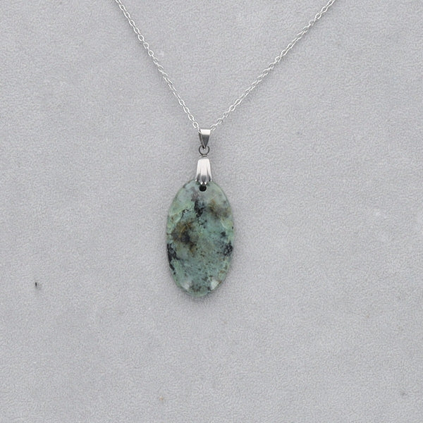 Turquoise Africaine Cabochon percé 5