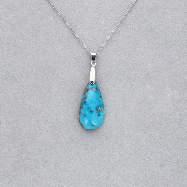 Turquoise Iranienne Cabochon percé 5