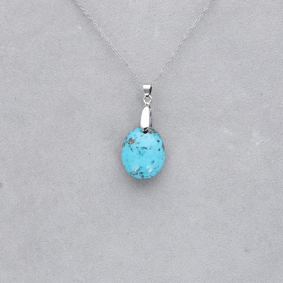 Turquoise Iranienne Cabochon percé 8