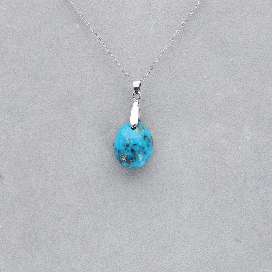 Turquoise Iranienne Cabochon percé 9