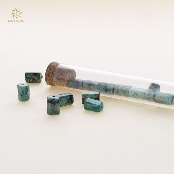 Turquoise Africaine (Lot de 10) - Cylindre