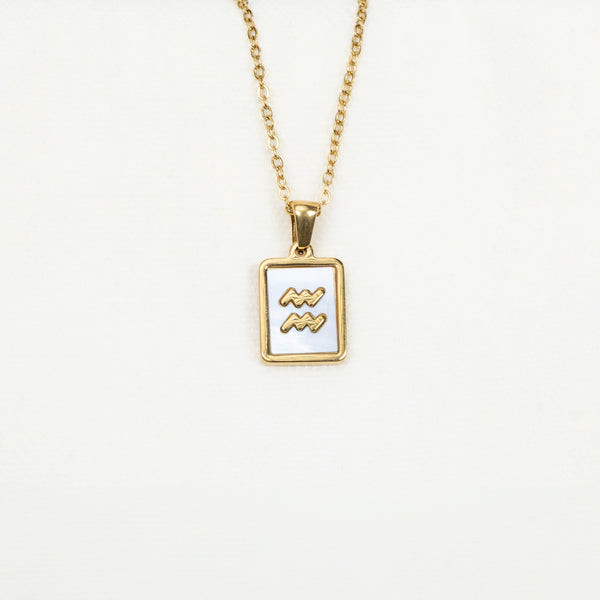Pendentif Verseau - Nacre