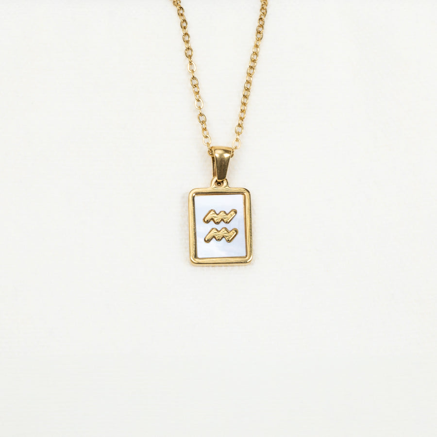 Pendentif Verseau - Nacre